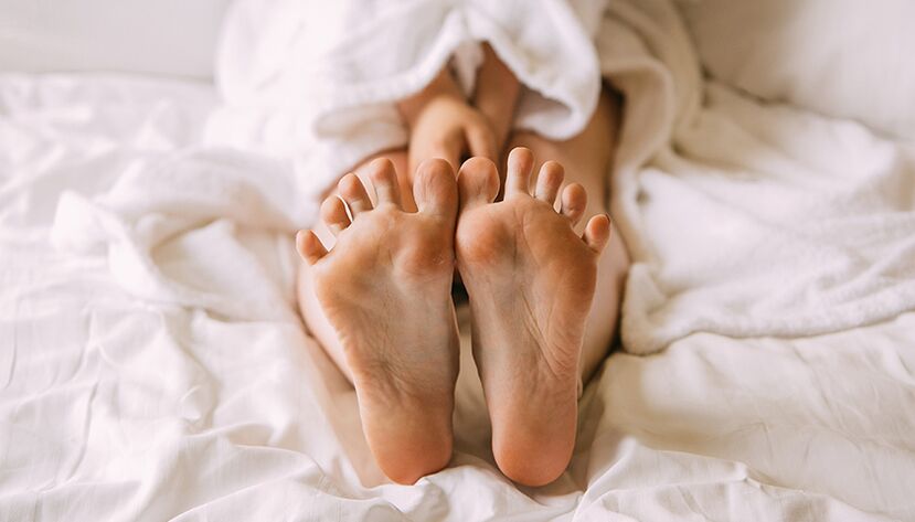 Fungal infection most often affects the feet